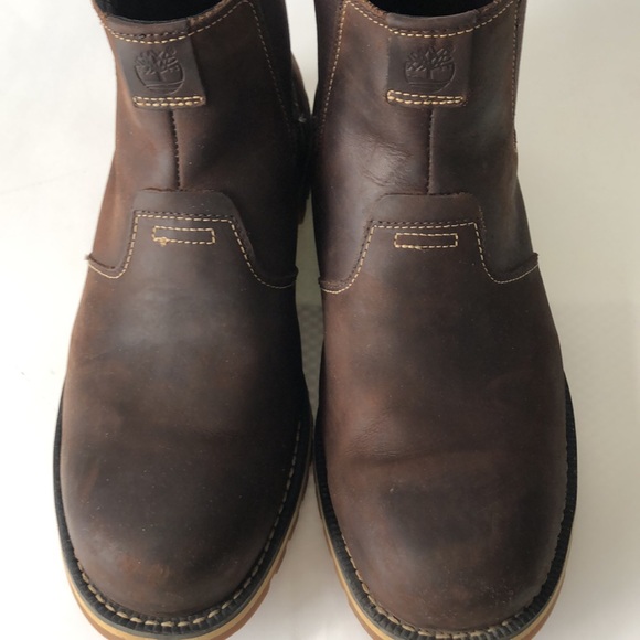 Timberland Men’s Chelsea Brown Leather Boots size 12 - Picture 5 of 14
